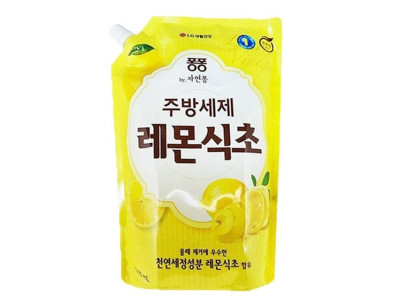 퐁 퐁 레몬식초 주방세제 과일세제 리필 1.2L