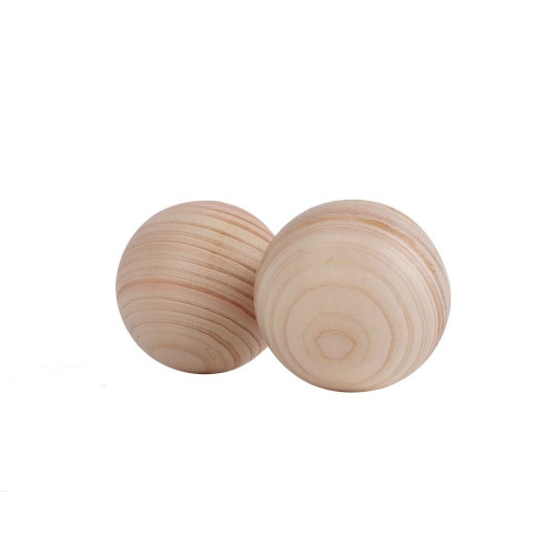 순수편백나무 4cm 셀프 마사지볼 2개 1set 지압볼 지