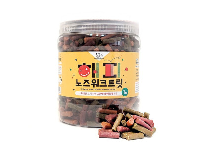 강아지 노즈워크 간식 1kg 고단백 곤충단백질 트릿 코코브라운 해피트릿