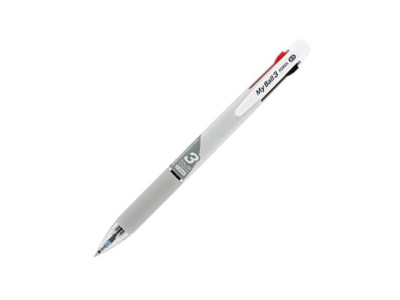 마이펜)마이볼3색 볼펜(0.5mm/그레이)-다스(12개입)