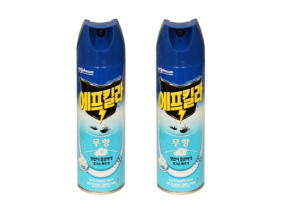 에프킬라 스프레이 무향 500ml 2P 에어졸 벌레 모기약