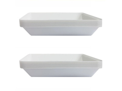 다회용 직사각접시 16cm 소 20개 다회용접시 위생접시