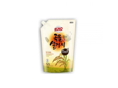 쌀겨 함유 주방세제 1200ml 액체주방세제 주방생필품