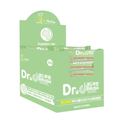 강아지 장건강 가수분해 덴탈껌 25P 1BOX 저알러지