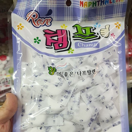 장미 챔프 나프탈렌(개별포장) 나프탈린 좀약 탈취