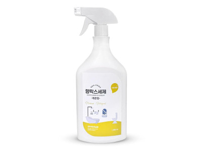 퍼굿 향 락스 세제 욕실 화장실 청소용 세정제 스프레이 레몬향 1000ml