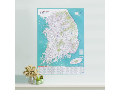 우리나라 캠핑지도 - 대한민국 전국 국내 여행 전도