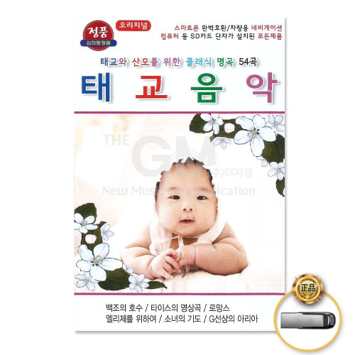 (더지엠)USB_태교음악태교와산모를위한클래식명곡54곡