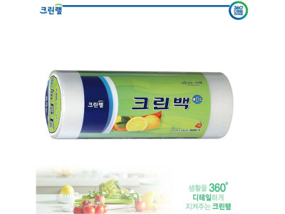 (크린랲) 크린롤백 17cm x 25cm (500매) 위생비닐백