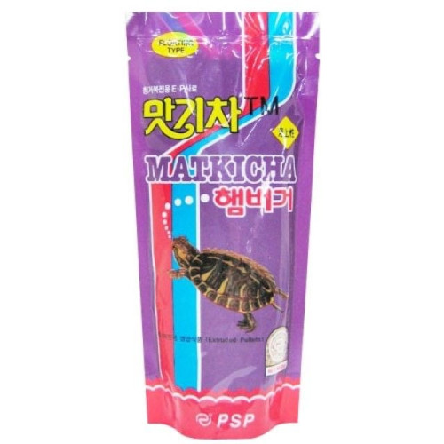 소동물 맛있는 PSP 맛기차 햄버거 거북이 사료 160g
