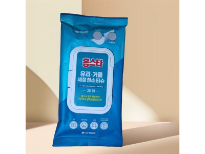 엘지생활건강 유리티슈 거울 세정티슈 20매