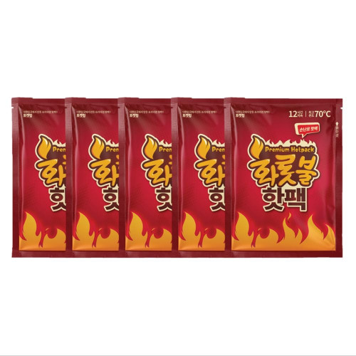 올덴 프리미엄 화롯불 손난로 핫팩 80g 5개