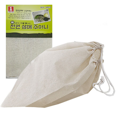 국산 천연 삼배 조리용 삼베주머니 특대형 35