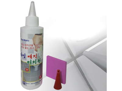 타일줄눈 백색 방수코팅 매직터치 타일마카마카 타일마카 타일줄눈 욕실보수 줄눈