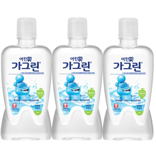 어린이가그린 아동 가글 청포도맛 380mlx3개