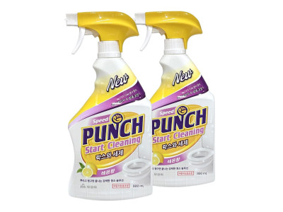 무궁화 스피드 펀치 락스와 청소 세제 세정제 레몬향 800ml 2개