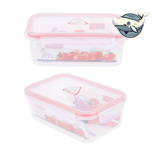 투명 밀폐 과일 저장 용기 800ml 식품