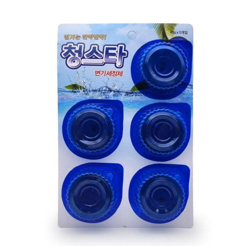 변기청 청스타 5p 변기세정제 변기청소 세제 물때제거