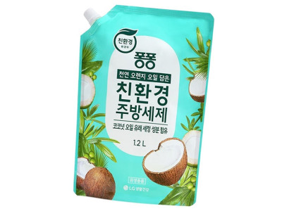 퐁퐁 주방 세제 코코넛오일 1.2L 리필 설거지 세척