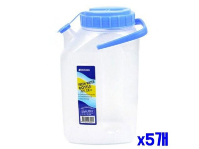 꼭지물병 2L x5개