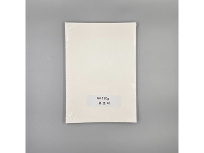 A4 사이즈 150g 모조지 백상지 상자용지 100매