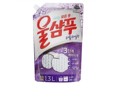 애경 울샴푸 퍼플라일락 1.3L 리필