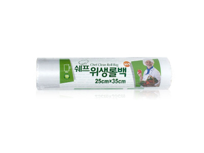 쉐프 위생롤팩 25cm x 35cm x 100매