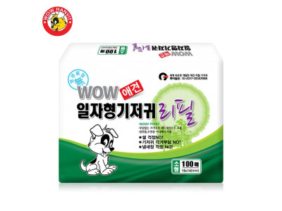 와우 일자형 리필 기저귀 100매 소형