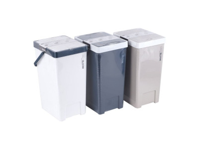 데일리 손잡이 휴지통 20L (색상랜덤)