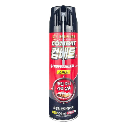 컴배트 스피드 에어졸 바퀴벌레제거용 500ml -O