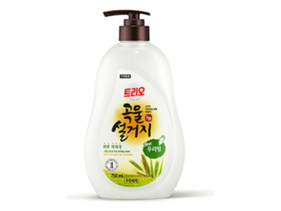 트리오 곡물설거지 우리밀 750ml 용기 애경 주방세제