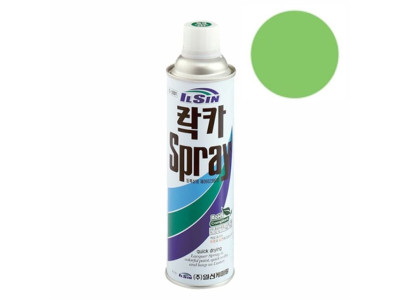 일신 락카 스프레이 연녹색 420ml