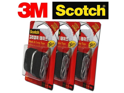 3M 고리걸이 찍찍이 테이프 30cm 3쌍