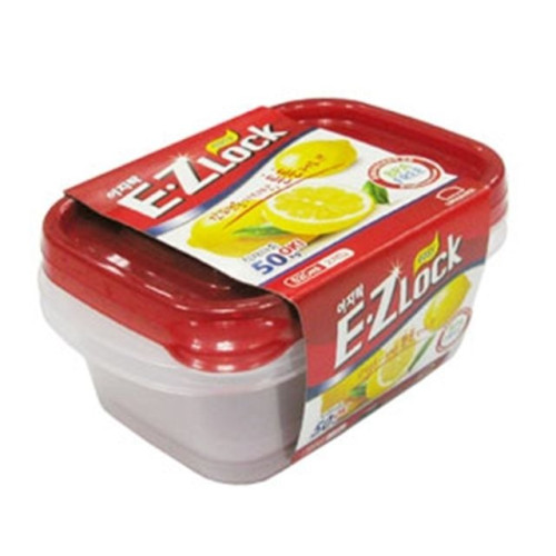 락앤락 이지 밀폐용기 2개 520mL 레드 반찬 보관 정리