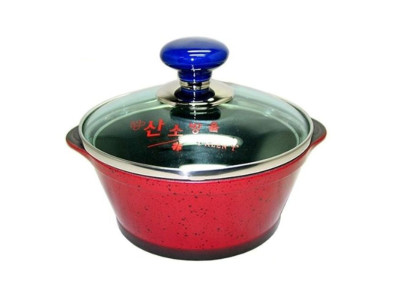 세라믹 참숯 세라믹 코팅 내열 양수 냄비 18cm 찌게