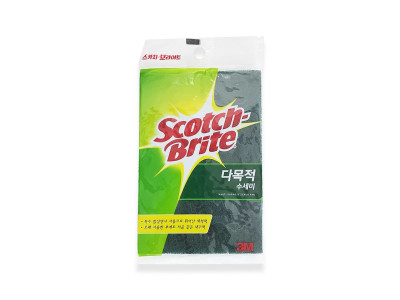 3M 다목적 청 녹색 파란 수세미 중 주방 욕실 청소