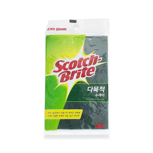 3M 다목적 청 녹색 파란 수세미 중 주방 욕실 청소