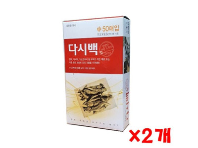 다시백 中 50매 X 2개 차거름망 다시마필터 국물요리