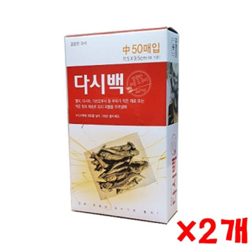 다시백 中 50매 X 2개 차거름망 다시마필터 국물요리