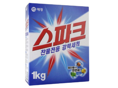 스파크 1KG 세탁세제 빨래세제 일반세탁기 드럼세탁기