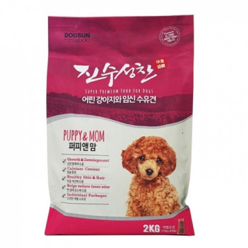 강아지사료 진수성찬 퍼피 앤 맘 리필 2kg