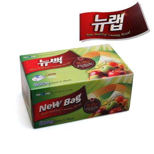 뉴랩 뉴백 중사이즈 600매 25x35