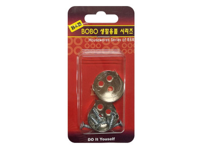 BOBO 가구봉 받침대 원형2p 옷걸이봉 행거 커튼봉