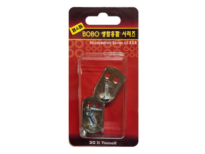 BOBO 가구봉 받침대 타원형2p 옷걸이봉 행거 커튼봉