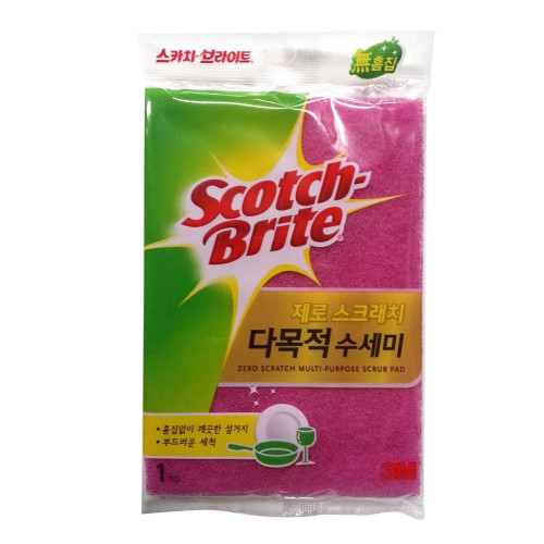 3M 스카치 브라이트 제로스크래치 다목적 수세미1p