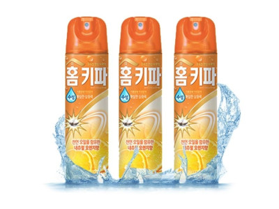 홈키파 수성 오렌지향 모기에어졸 3개