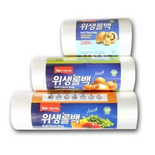 뉴 클린백 위생롤백 1000매 -TJ 30cm x 40cm 1000매