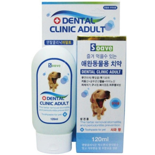 강아지 쏘아베 덴탈 어덜트 120ml(먹는치약-사과향)
