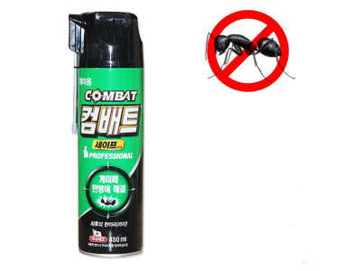 컴뱃세이프 에어졸 한방에 개미떼제거 450ml