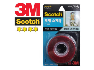 3M 투명소재용 강력 VHB 롤 양면테이프